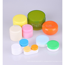 Pack d&#39;essai 5g 3g 10g petit pot cosmétique petits pots en verre cosmétiques en plastique recyclé en plastique